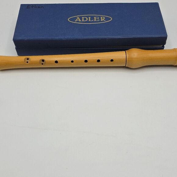 Vintage Adler Wooden Recorder with Original Case – Kids Beginner Flute - Picture 5 of 17